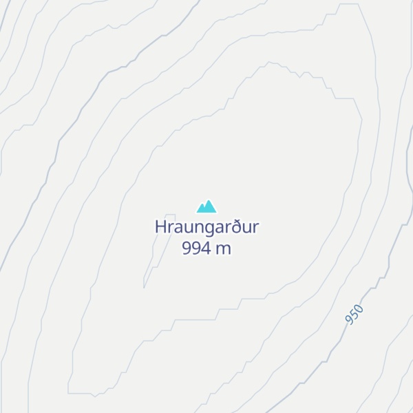 Map of Hraungarður