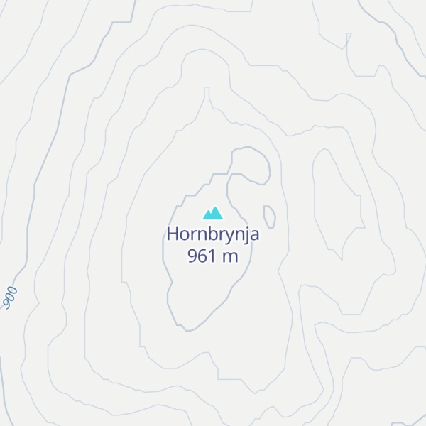 Map of Hornbrynja