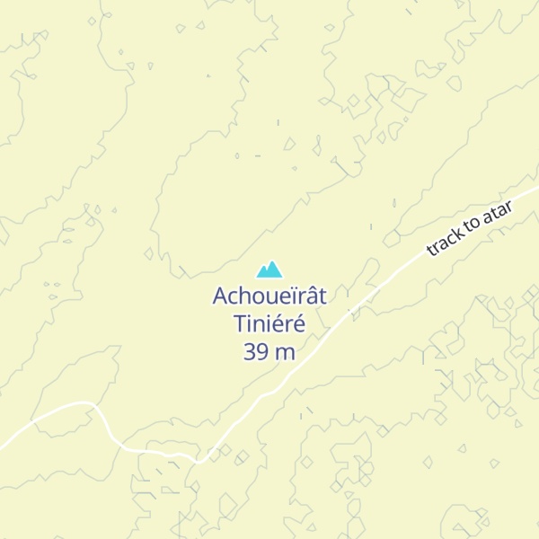 Map of Achoueïrât Tiniéré