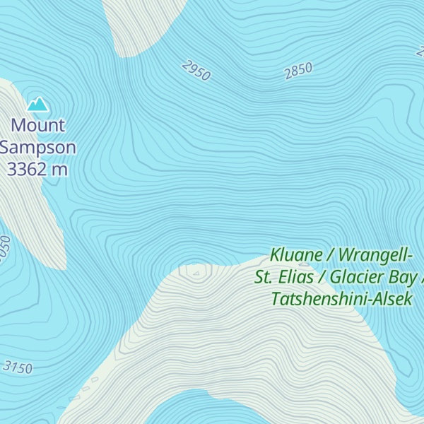 Map of Mount Moffat