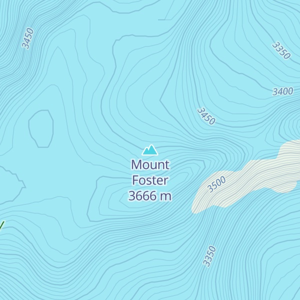 Map of Mount Foster