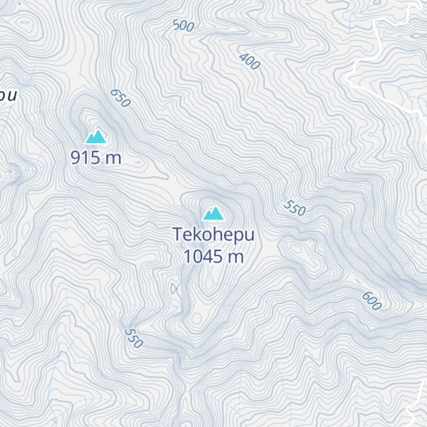 Map of Tekohepu
