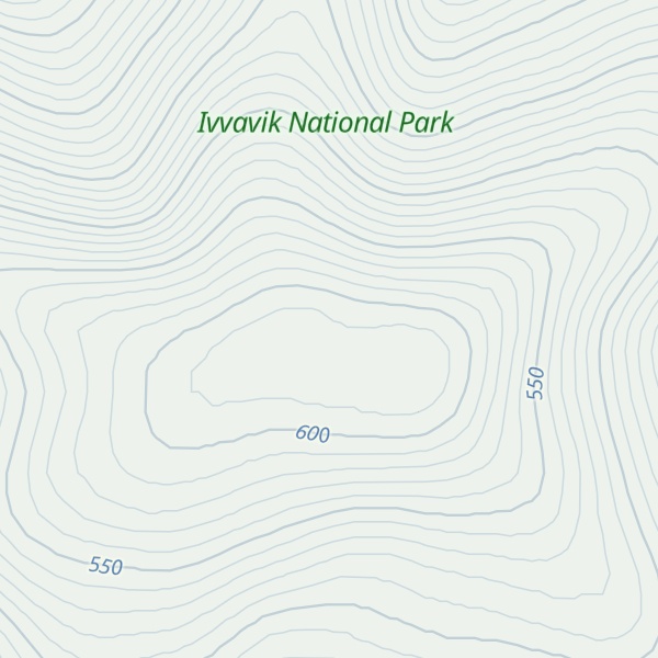 Map of Mount Conybeare