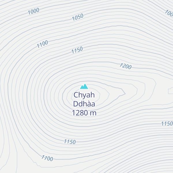 Map of Second Mountain