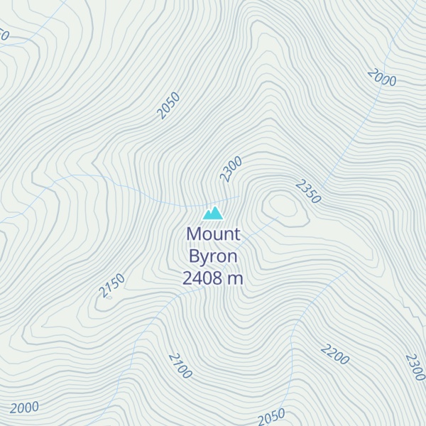 Map of Mount Byron