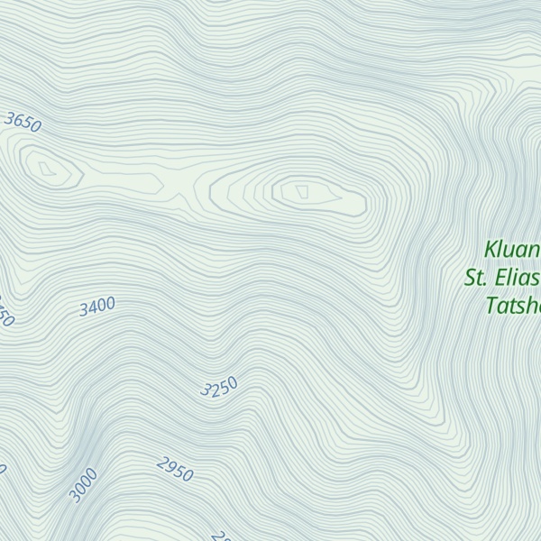 Map of Mount Malaspina
