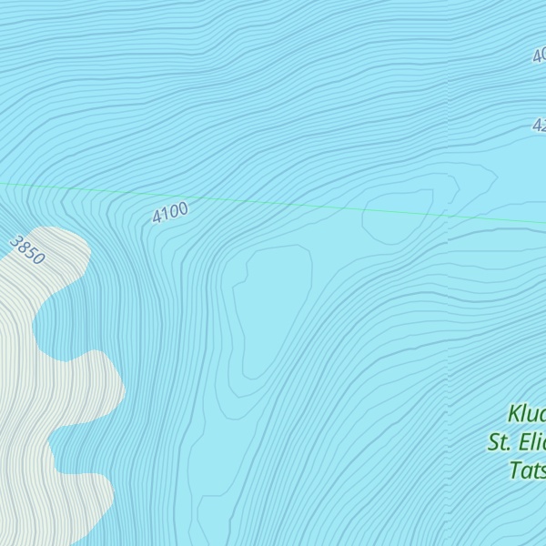 Map of Mount Strickland
