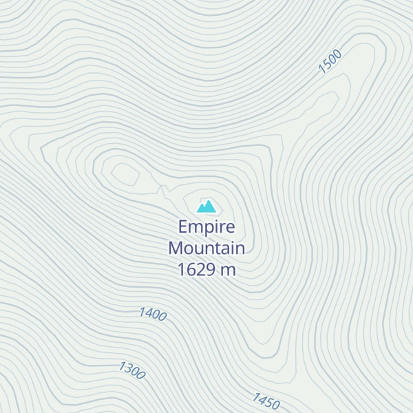Map of Empire Mountain