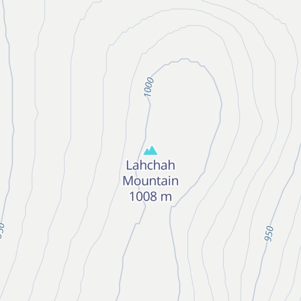 Map of Lahchah Mountain