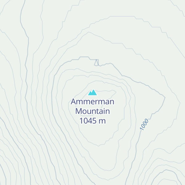 Map of Ammerman Mountain