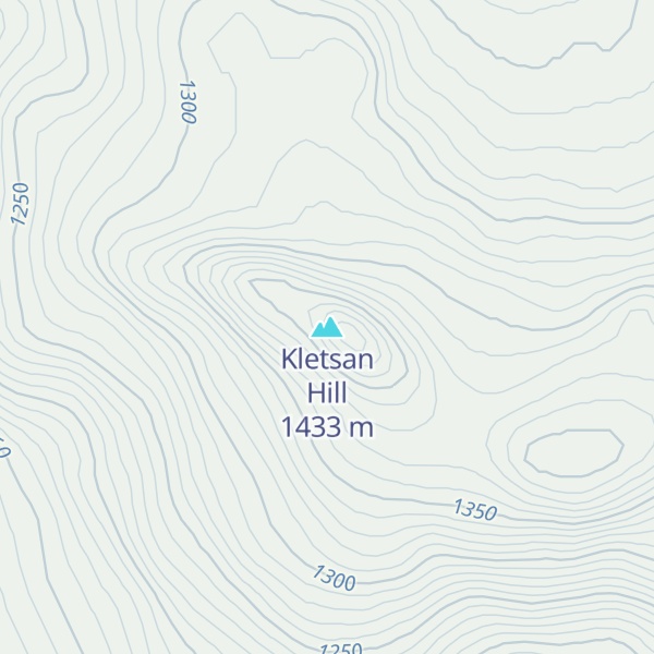 Map of Kletsan Hill