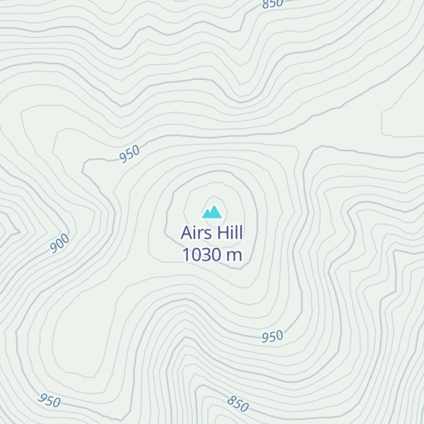Map of Airs Hill
