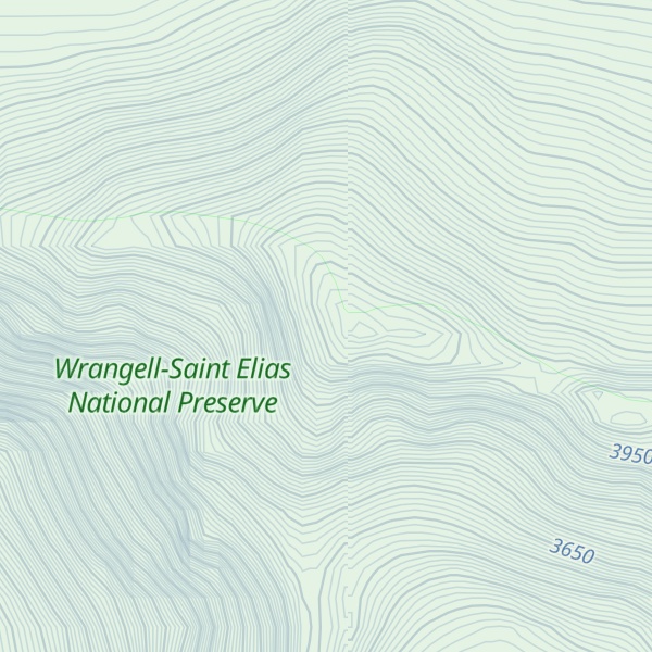 Map of Tressider Peak