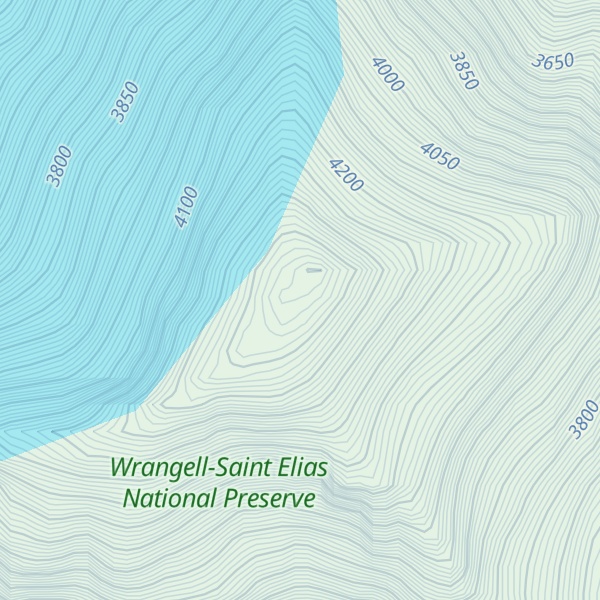 Map of University Peak