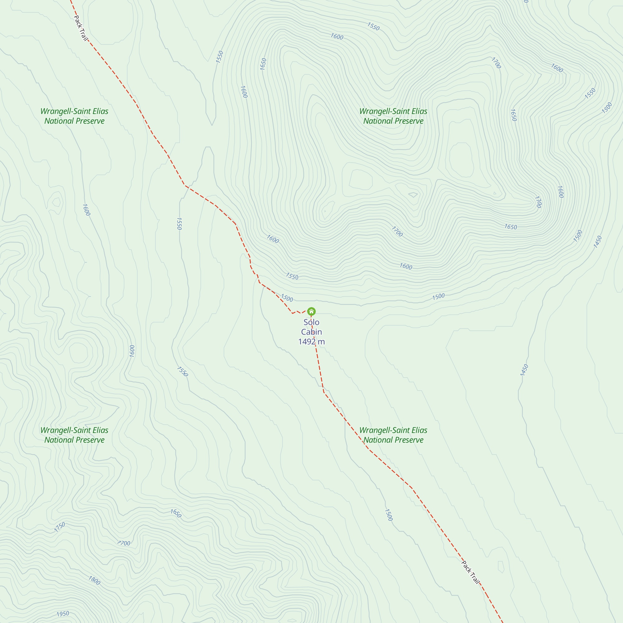 Solo Cabin map