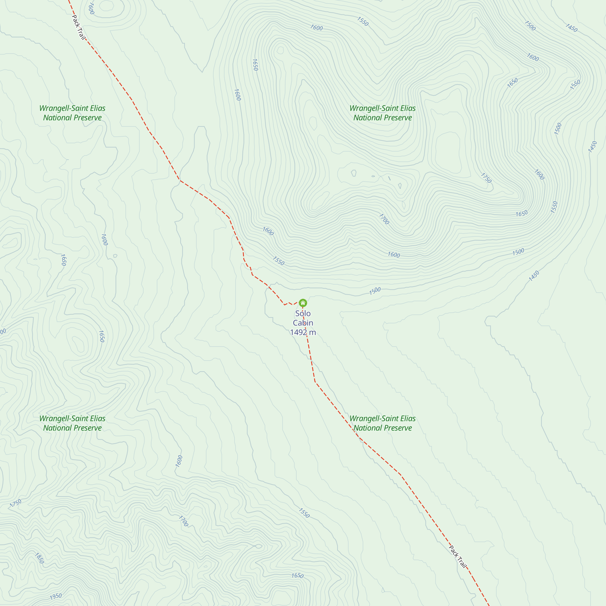 Solo Cabin map