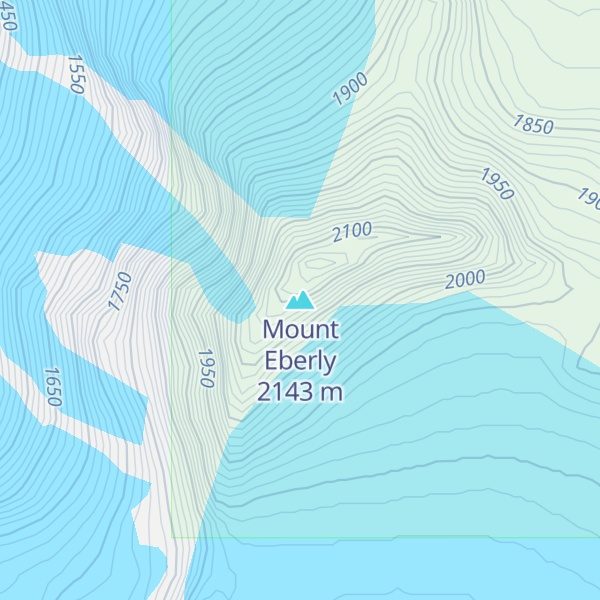 Map of Mount Eberly