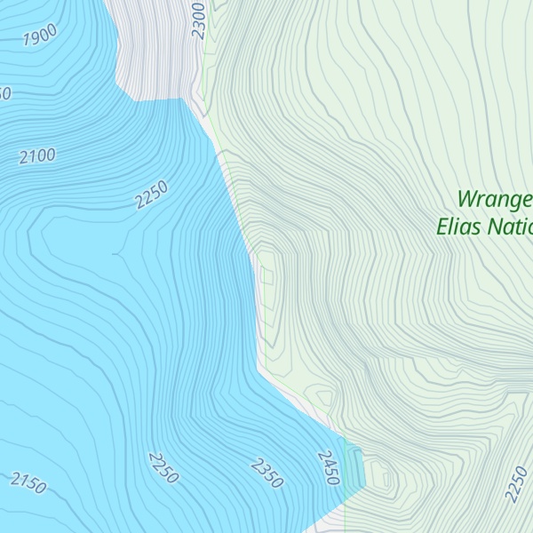 Map of Yaga Peak