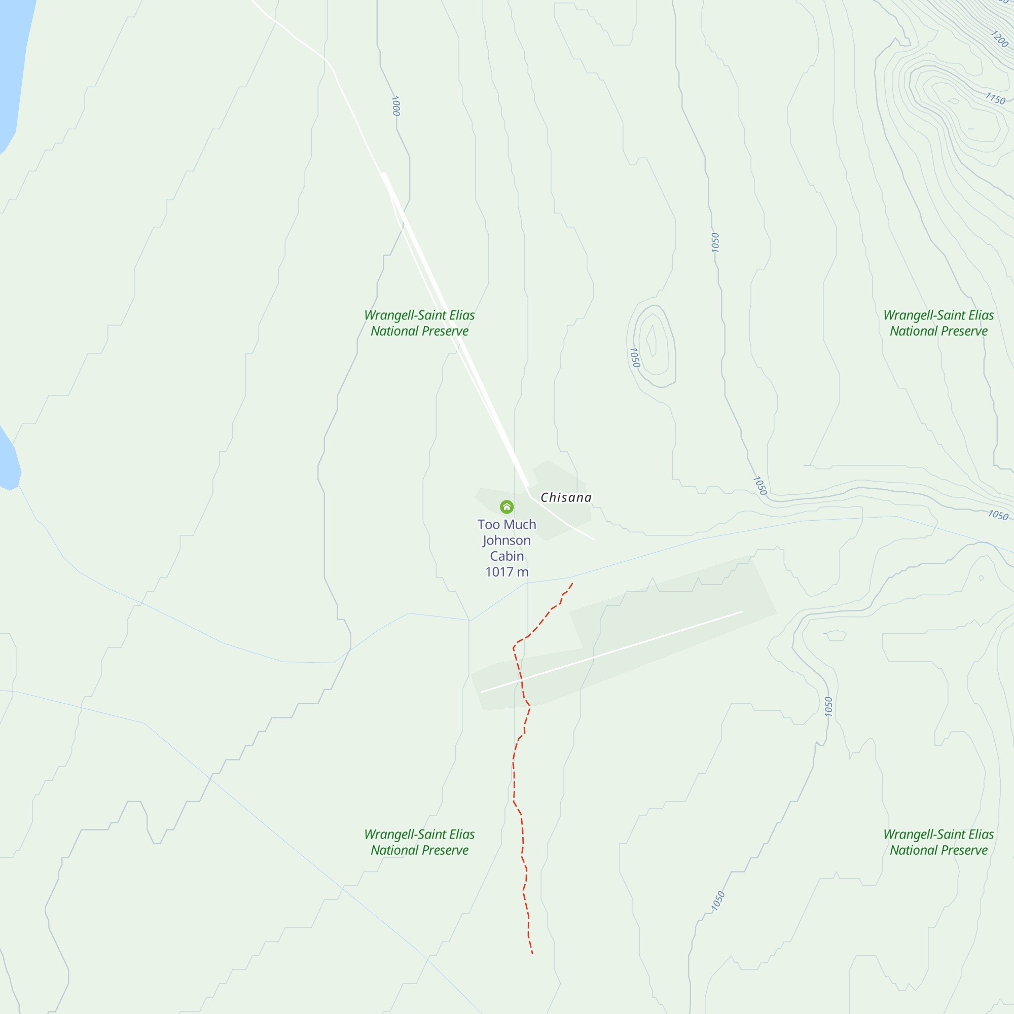 Too Much Johnson Cabin map