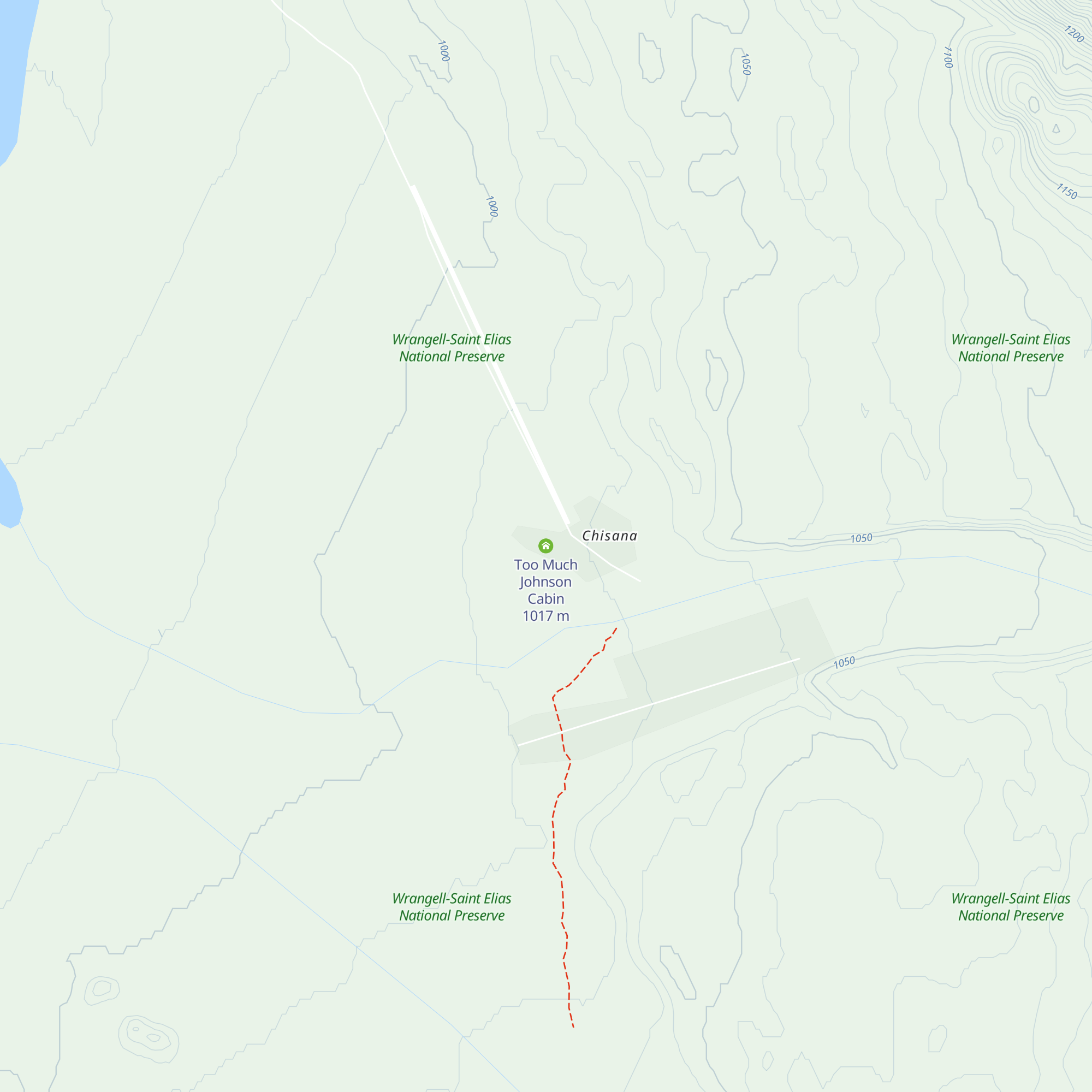 Too Much Johnson Cabin map
