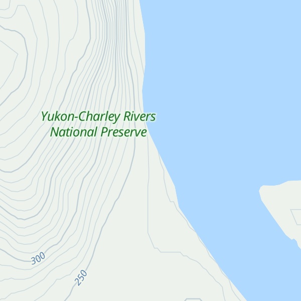Map of Slaven's Public Use Cabin