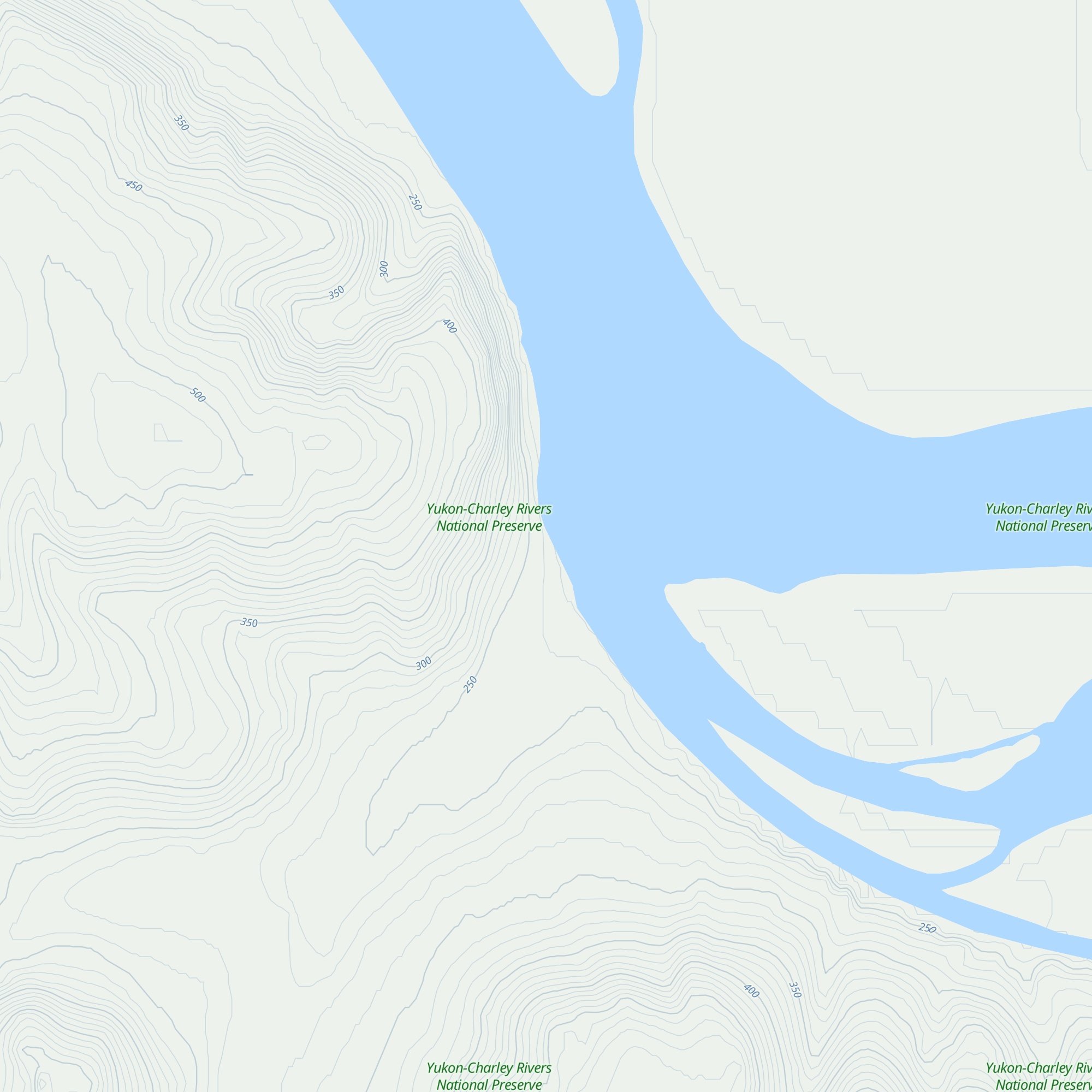 Slaven's Public Use Cabin map