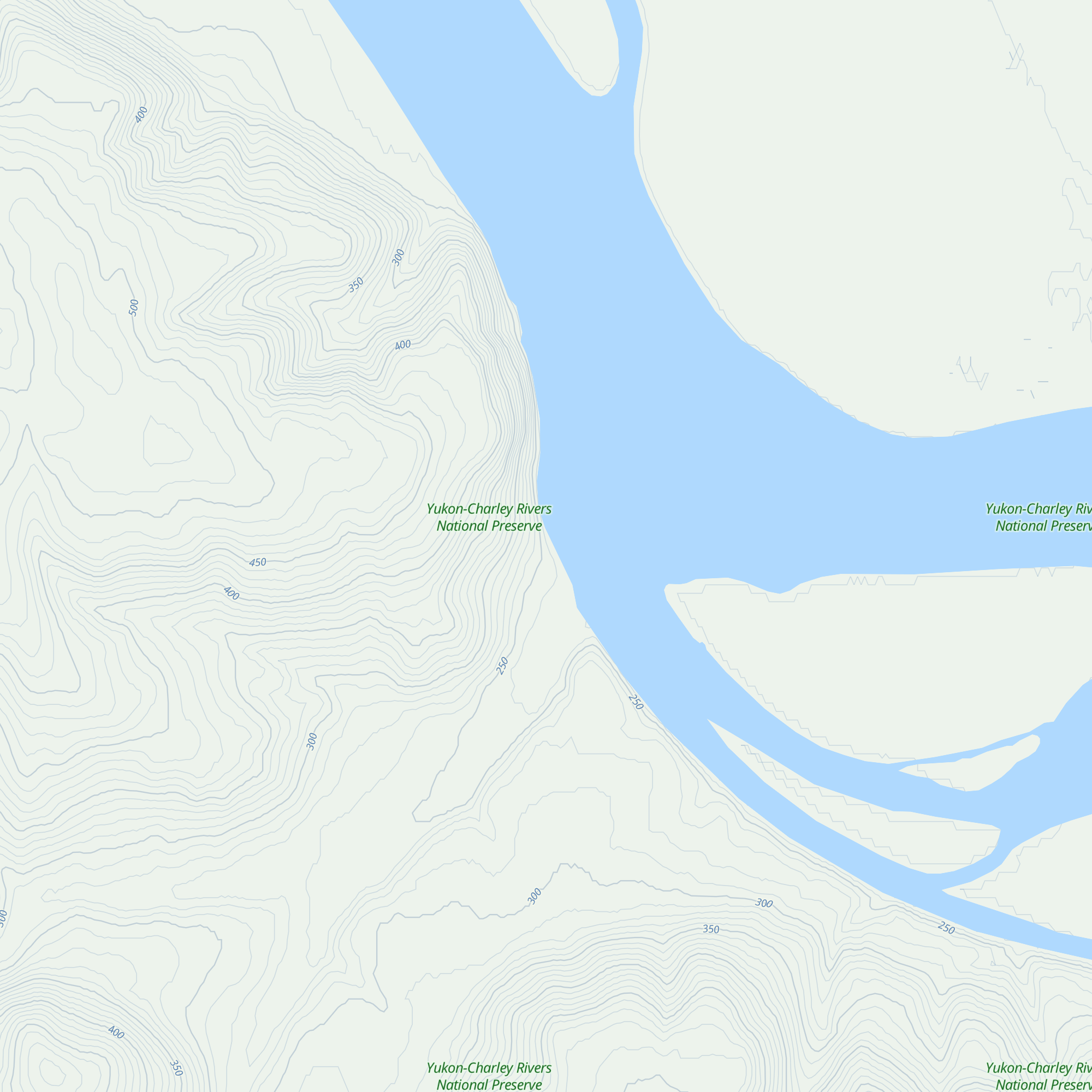Slaven's Public Use Cabin map