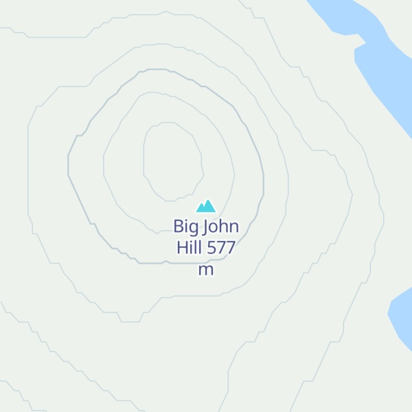 Map of Big John Hill