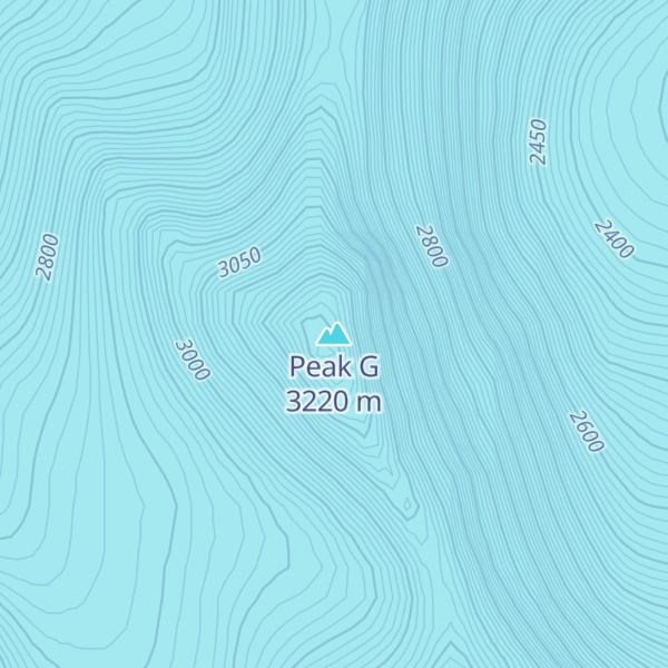 Map of Peak G