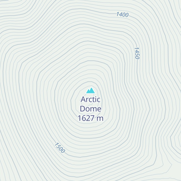 Map of Arctic Dome