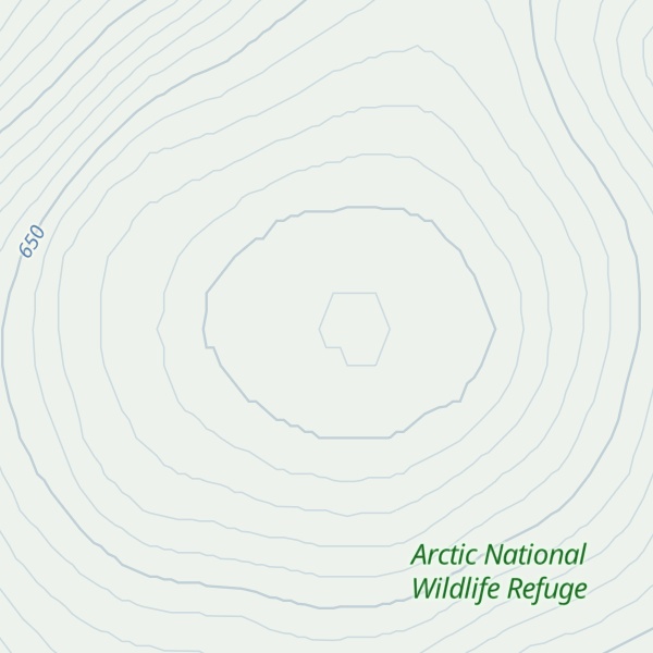 Map of Coleen Mountain