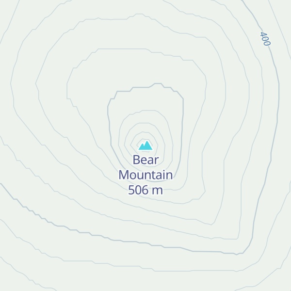 Map of Bear Mountain