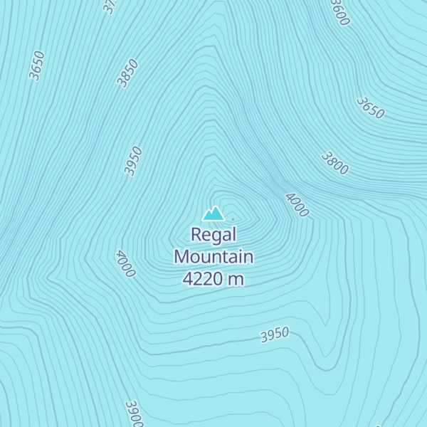 Map of Regal Mountain
