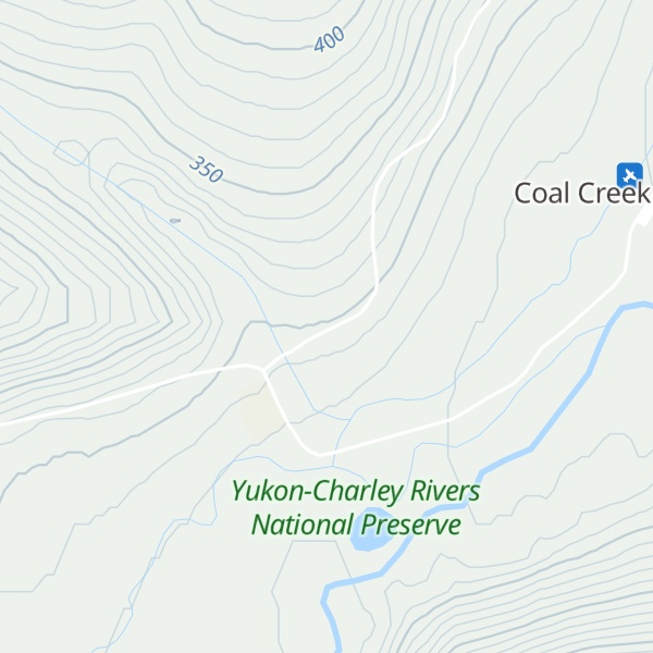 Map of Coal Creek Public Use Cabin