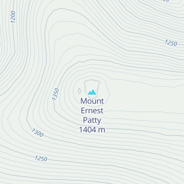 Map of Mount Ernest Patty