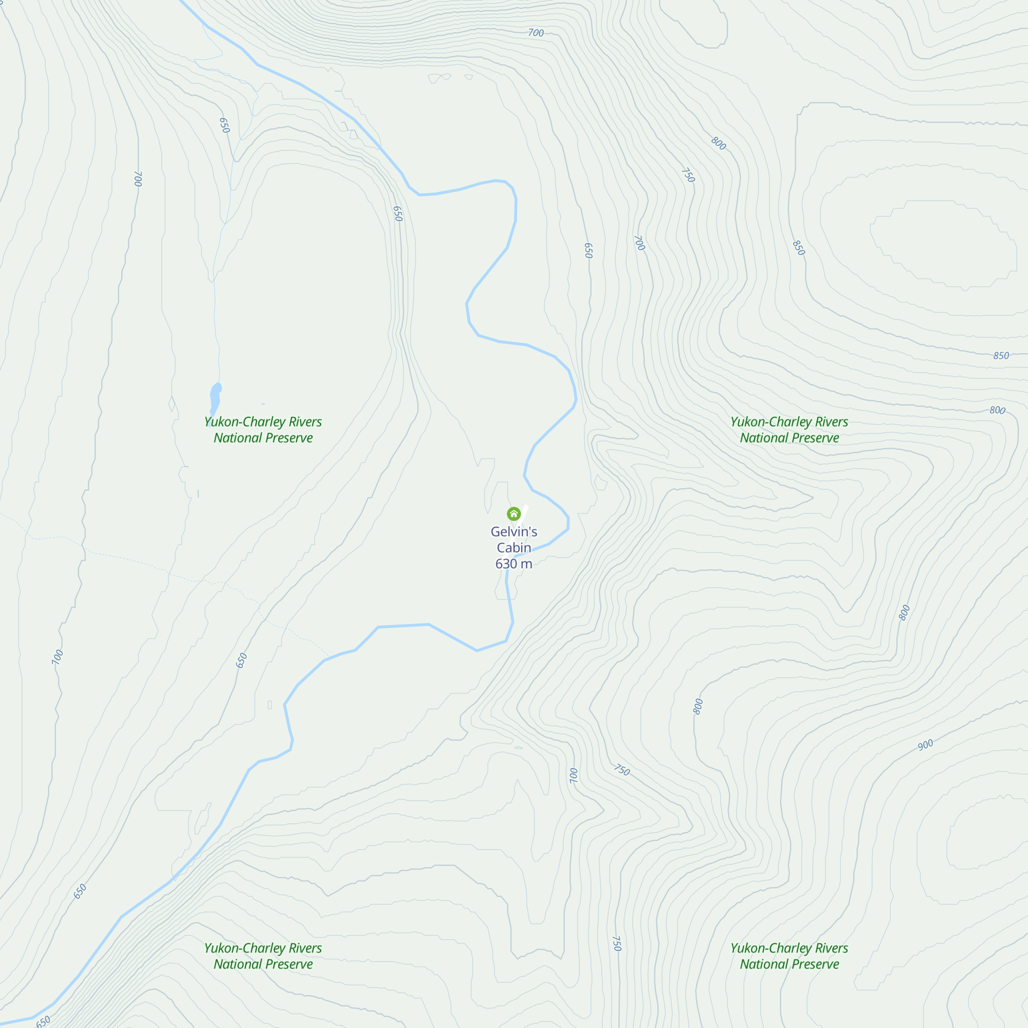 Gelvin's Cabin map