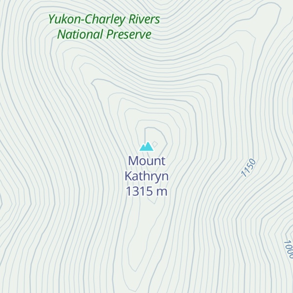 Map of Mount Kathryn