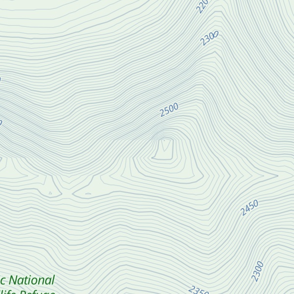 Map of Wolverine Crags