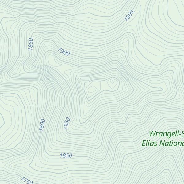 Map of Granite Peak