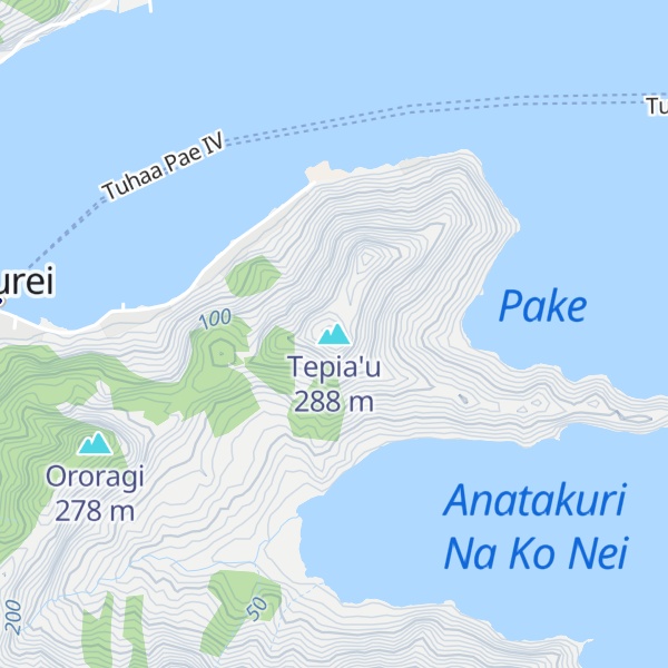 Map of Tepia'u