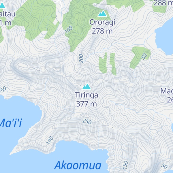Map of Tiringa