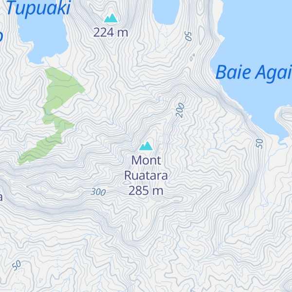 Map of Mont Ruatara