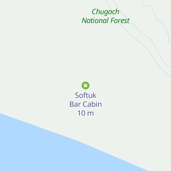 Map of Softuk Bar Cabin