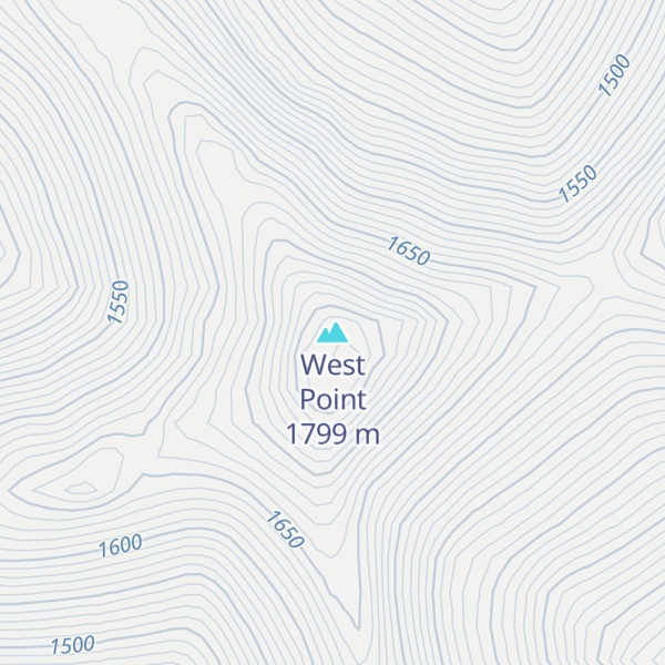 Map of West Point