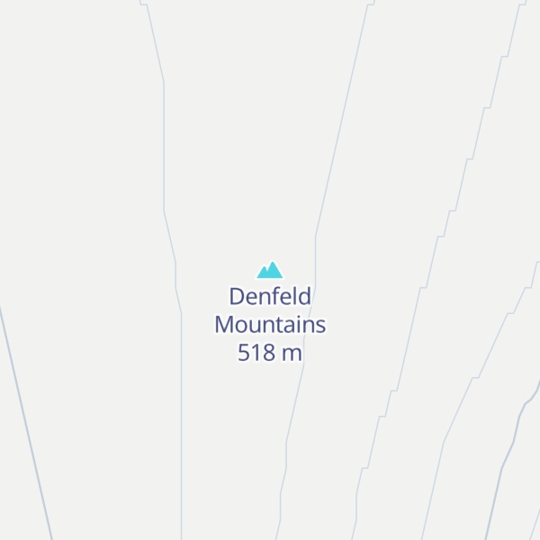 Map of Denfeld Mountains