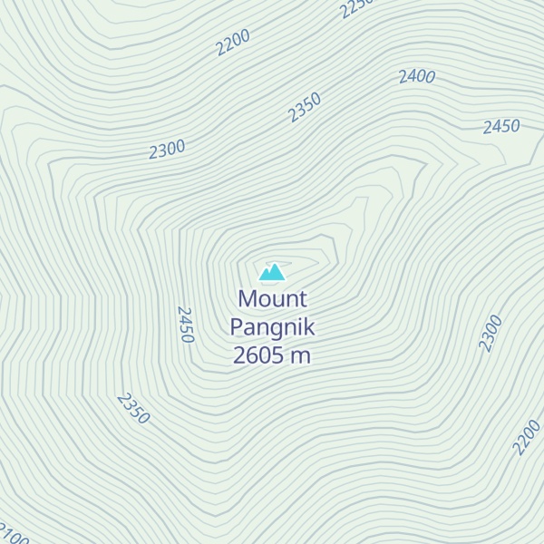 Map of Mount Pangnik