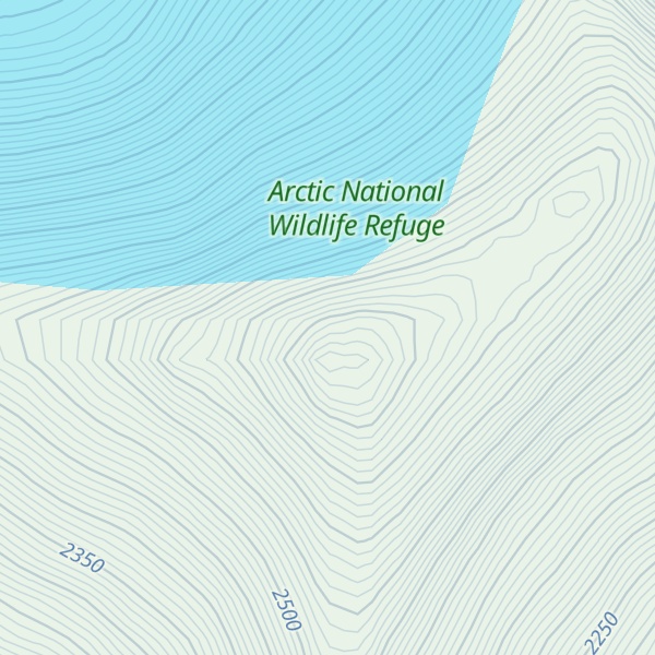 Map of Mount Chamberlin