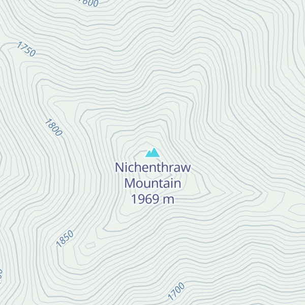 Map of Nichenthraw Mountain