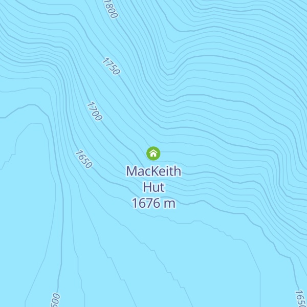 Map of MacKeith Hut