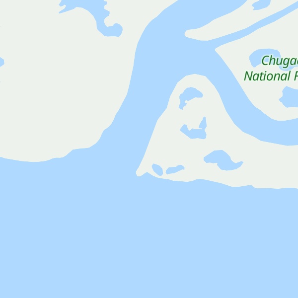 Map of Tiedeman Slough Cabin